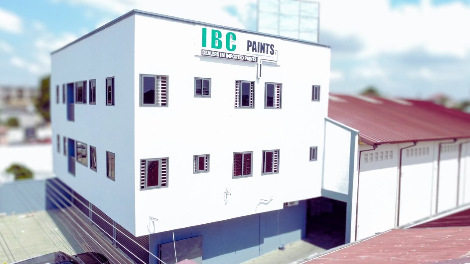 IBC Paints head office and warehouse in Accra